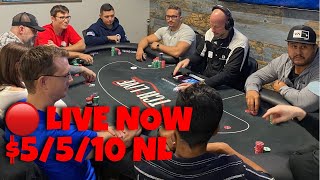 🔴 $5/5/10 No-Limit Hold’em| TCHLiVE! Dallas 7/7/2021