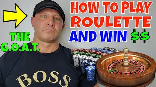 How To Play Roulette And Win- Christopher Mitchell Plays Roulette LIVE.