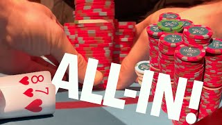 RUNNING HOT, HOT, HOT… WITH TRASH!! // Texas Holdem Poker Vlog 53
