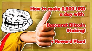 How to make 2,500 USD a day with Baccarat Staking winning strategy – high win stake rate strategy