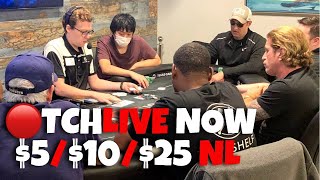 $5/10/25 No-Limit Hold’em | TCHLive Dallas | 07/13/2021