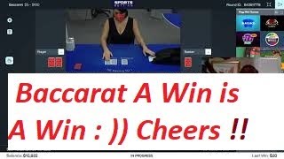 Baccarat Winning Strategy LIVE PLAY By Gambling Chi 6/4/21