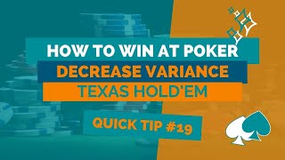 How to Win at Texas Hold’em | Poker Tip #19 | Variance