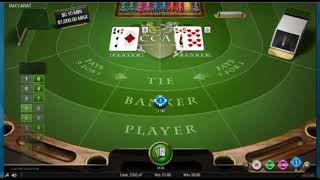 Make money online playing Baccarat Live Casino game play Playing for 5 Units Profit Strategy