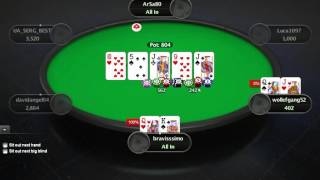 Some Casual Texas Hold’em (PokerStars Play Money Account)