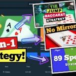 Baccarat Session Playing Online w Bitcoin! | Tie Jump Strategy + 89 Special + No Mirror!