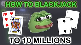 (OUTDATED) How To BlackJack And Get 10M In Dank Memer | Discord