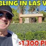 Gambling In Las Vegas- Christopher Mitchell Baccarat Strategy Makes $1,300 Profit In 45 Minutes.