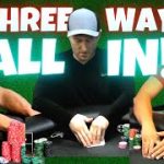 Crazy 3-Way ALL IN CALL Bet for 10k Pot | Poker Highlights