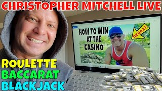 The GOAT- Christopher Mitchell Plays LIVE Roulette, Baccarat & Blackjack In This Video.