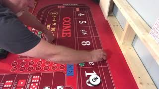 Craps strategy Tournament do verse don’t with big odds  video #4 of 7.  The final 4 will be set