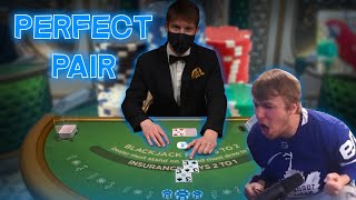 INSANE PERFECT PAIR! $150,000+ BLACKJACK SESSION!