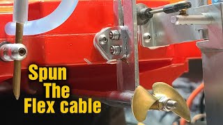 Blackjack 24 flexcable, Strut, & Stuffing Tube Install – RC Boat Build Tips