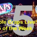 CRAPS: Bubble Craps Live: Tip of the Week 01/23/2020
