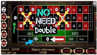 No Need Double Betting Strategy to Roulette Win | Roulette Profitable Strategy | Roulette Strategy
