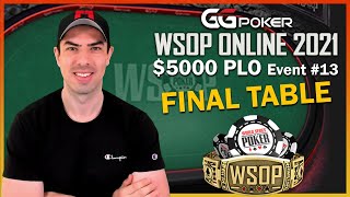 Final Table WSOP #13 – $268’926 on top – $5k PLO with JNandez