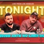 JOHNNIE VIBES Commentates on CRAZY ACTION ANTE GAME w/ Mike Matusow & Pablo