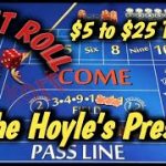 Craps Strategy $5 to $25 TABLE – The Hoyle’s Press strategy to try to win at craps