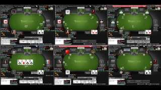 Online Poker Strategy Session at Titan Poker | 6-Tabling 50NL (Part 1) | Poker Strategy