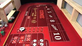 Sweet 49 on steroids.craps strategy.  High risk big profit