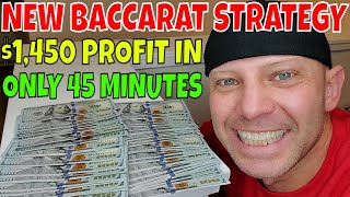 Christopher Mitchell “NEW” Baccarat Winning Strategy Makes $1,450 In Only 45 Minutes.