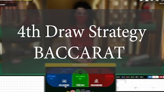 4TH DRAW BACCARAT STRATEGY #pnxbet #baccarat