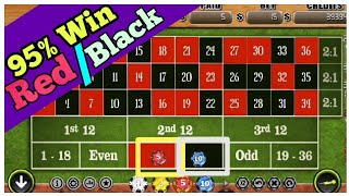 RED/BLACK Complete Strategy to Roulette Win – best roulette strategy – roulette strategy to win