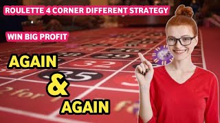 Roulette Different Corner Trick | Roulette strategy to win | Roulette strategy