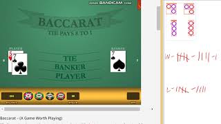 Baccarat – Safe strategy, $40 bankroll, Long playing – PART 2