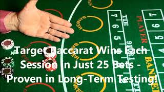 #1 Baccarat System! Win $1,410 an Hour Making $10 Bets!