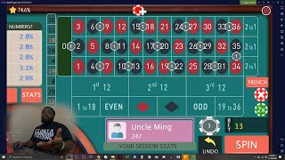 $13 Split Bet Strategy | Uncle Ming | European Roulette | Roulette Strategy Playlist