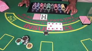 At-home blackjack session #19