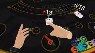 PokerStars VR Wheel Spin and Blackjack Gameplay