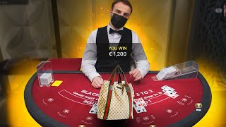 Winning a Gucci Bag on Blackjack? (Thunderpick)