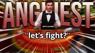 Blackjack Dealer Gets ANGRY!!!