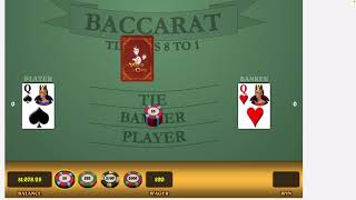 Baccarat Strategy $100 Per Day II