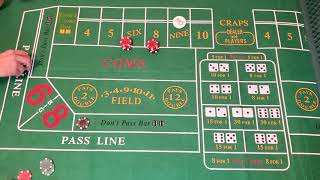 Craps Strategy #1, Road Gambler Strategy, $100 Don’t Pass, Part 2