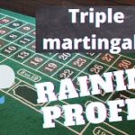 Very dangerous roulette strategy. Triple martingale