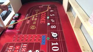 Craps strategy tournament sweet 49 with house money against feed the 6&8  video 2 of 7.