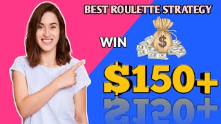 Win $150+ best roulette strategy||Roulette game|| Roulette win||Roulette strategy||Roulette channel