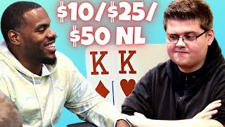 High Stakes Live Poker Cash Game $10/$25/$50 NL | TCH LIVE Dallas!