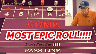 🔥 MOST EPIC ROLL 🔥 30 Roll Craps Challenge – WIN BIG or BUST #68