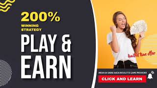 Roulette Spinwin Special Strategy | roulette strategy to win | 100% winning strategy