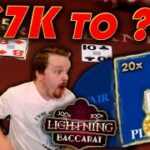 BIG PROFIT Lightning Baccarat Session