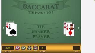 Baccarat Strategy Bet Selection Bonus Video