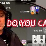 DO YOU MAKE THE CALL?: Online poker tournament hand analysis including pot odds, EV, Risk to Reward.