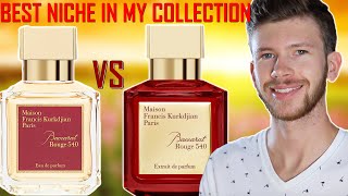 BACCARAT ROUGE 540 EDP VS EXTRAIT | TWO OF THE BEST NICHE FRAGRANCES I OWN