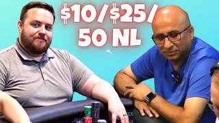 High Stakes Poker Cash Game | $10/25/50 NL Texas Hold’em  | TCH LIVE!