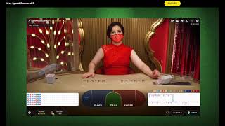 Win Big Cash Baccarat Strategy 13 using hit and run with minimum 34 unit bankroll 1st day