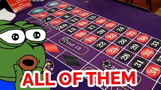 PLAYING ALL NUMBERS “Got’Em Covered” Roulette System Review